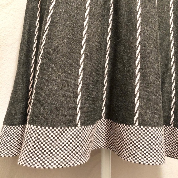 Gabby Skye Gray & Pink Striped Sweater Dress - Picture 9 of 13